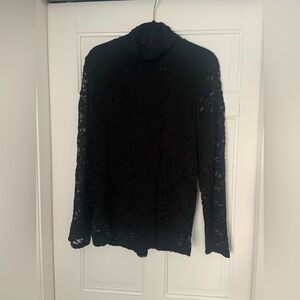 Chico's Black Lace Blouse
